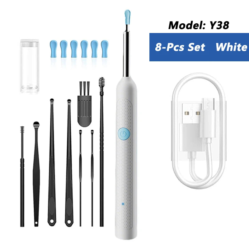 Otoskop USB z Kamerą - Wizualizator do Czyszczenia Uszu z LED