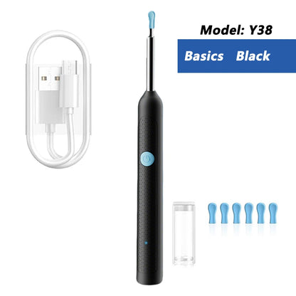 Otoskop USB z Kamerą - Wizualizator do Czyszczenia Uszu z LED